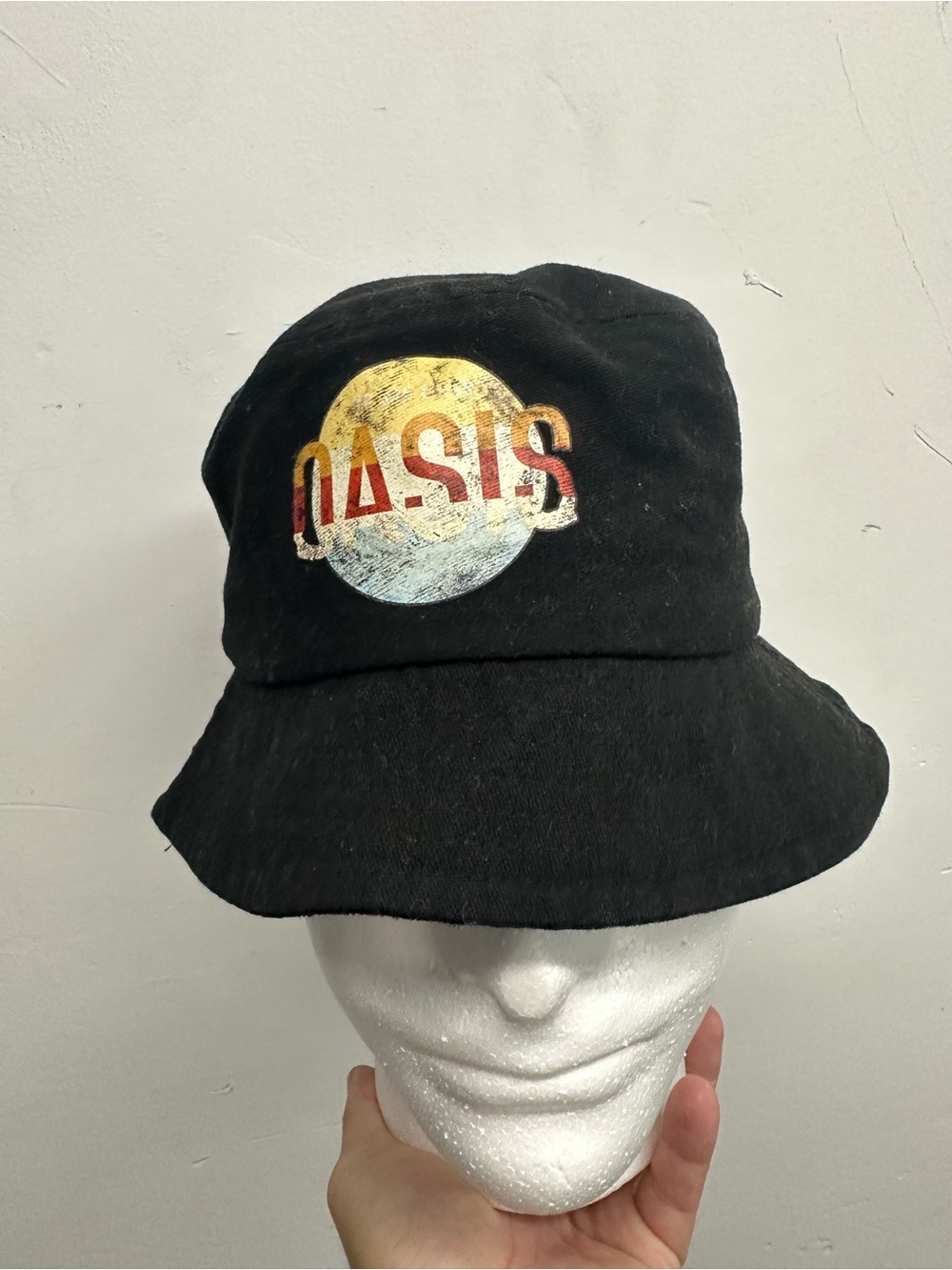 Oasis Band Bucket Hat One Size 100% Cotton